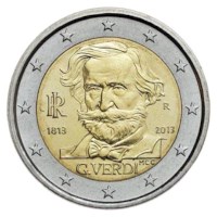 Italie 2 euros « Verdi » 2013