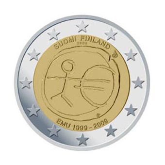 Finlande 2 euros « 10 ans EMU » 2009