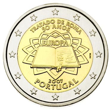 Portugal 2 euros « Rome » 2007