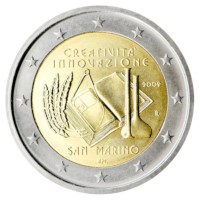 San Marino 2 Euro "Creativity" 2009