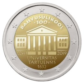 Estonie 2 euros « Université » 2019