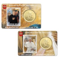 Vatican Coincard + Stamp Set 2019 # 3