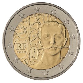 France 2 euros « Coubertin » 2013
