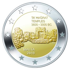 Malte 2 euros « Ta'Hagrat » 2019