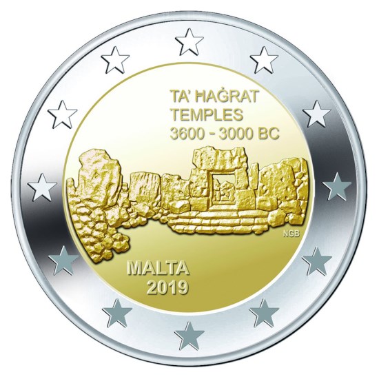 Malte 2 euros « Ta'Hagrat » 2019