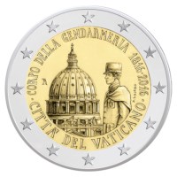 Vatican 2 euros « Gendarmerie » BU 2016