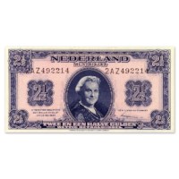 2,5 Gulden "Wilhelmina" 1945 ZFr+