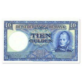 10 Gulden "Willem I - Molen" 1949 ZFr+