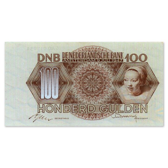 100 Gulden "Adriaentje" 1947 ZFr+