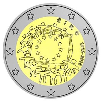 Irlande 2 euros « European Flag » 2015