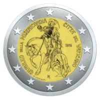 Vatican 2 euros « Mercy » BU 2016