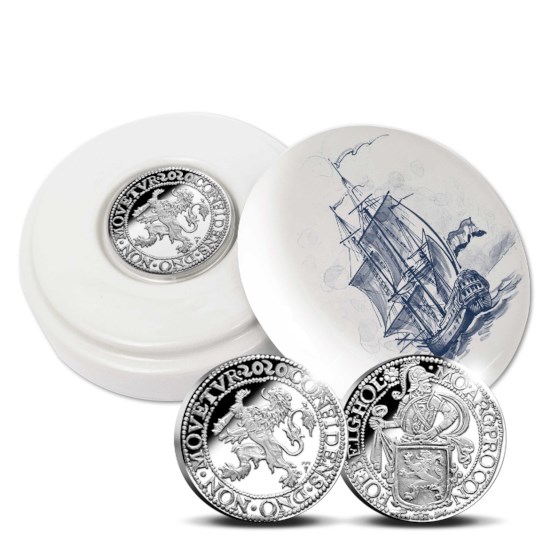 Official Restrike: Lion Dollar 2020 Silver 1 Ounce - Royal Delft edition