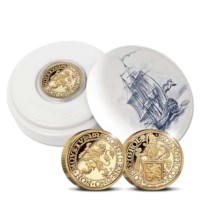Official Restrike: Lion Dollar 2020 Gold 2 Ounce - Royal Delft edition