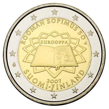 Finlande 2 euros « Rome » 2007