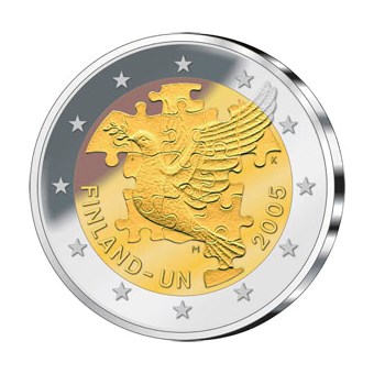 Finlande 2 euros « ONU » 2005