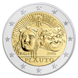 Italie 2 euros « Plauto » 2016