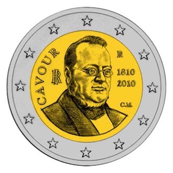 Italië 2 Euro "Cavour" 2010