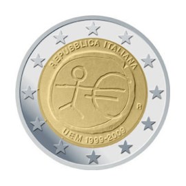 Italy 2 Euro "10 Years EMU" 2009