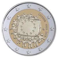 Lituanie 2 euros « European Flag » 2015