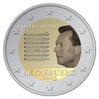 Luxembourg 2 Euro "National Anthem" 2013