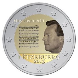 Luxemburg 2 Euro "Volkslied" 2013