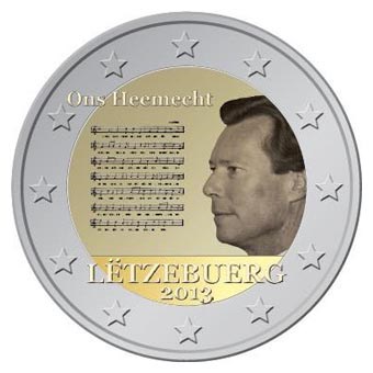 Luxembourg 2 Euro "National Anthem" 2013