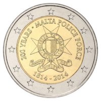 Malte 2 euros « Force de police » 2014