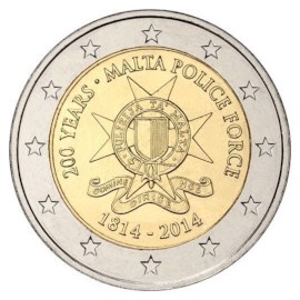 Malte 2 euros « Force de police » 2014