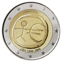 Portugal 2 euros « 10 ans EMU » 2009