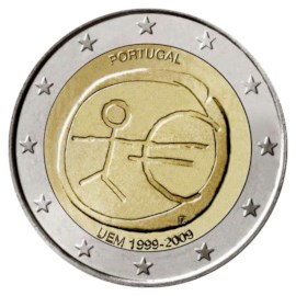 Portugal 2 Euro "10 Years EMU" 2009