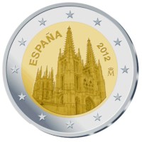 Espagne 2 euros « Burgos  » 2012