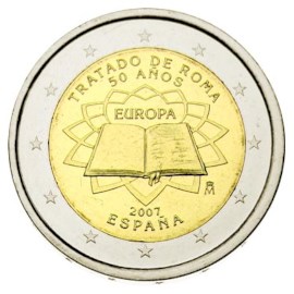 Spanje 2 Euro "Rome" 2007