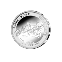 5 euromunt België 2020 ’75 jaar Suske en Wiske’ reliëf BU in coincard