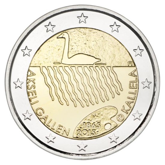 Finland 2 Euro "Gallen-Kallela" 2015 UNC