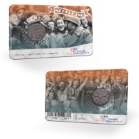 75 jaar bevrijding 2020 in coincard 