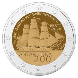 Estonie 2 euros « Antarctique » 2020