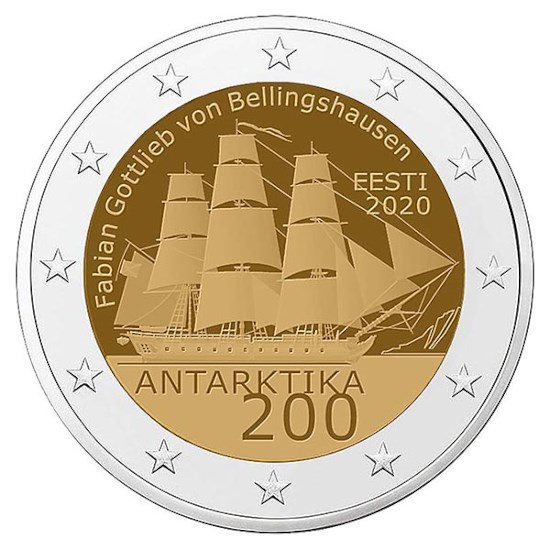 Estland 2 Euro "Antarctica" 2020