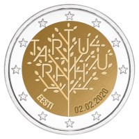 Estonie 2 euros « Tartu » 2020