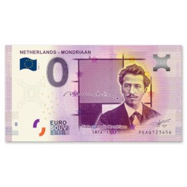 0 Euro Biljet "Mondriaan"