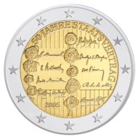Autriche 2 euros « Traité d'État » 2005