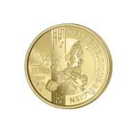 Pièce de 2,5 euros Belgique 2020 « 100 ans des Jeux Olympiques Anvers » en COULEUR BU dans une coincard 