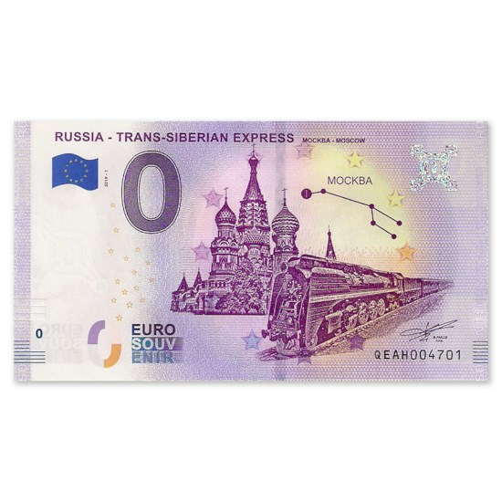 0 Euro Biljet "Moskou"