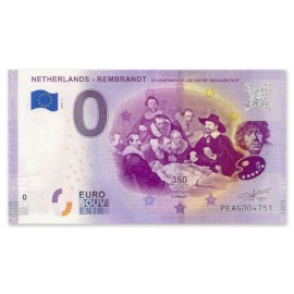 0 Euro Biljet "De Anatomische Les"
