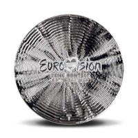 65 jaar Eurovisie Songfestival Penning in coincard