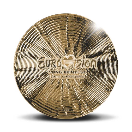65 jaar Eurovisie Songfestival Penning Goud 2 Ounce