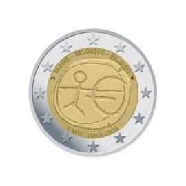 Belgique 2 euros « 10 ans de l’UEM » 2009