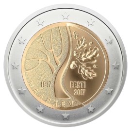Estonie 2 euros "Indépendance" 2017
