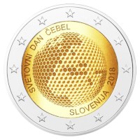 Slovénie 2 euros « Journée mondiale des abeilles » 2018