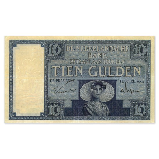 10 Gulden "Zeeuws Meisje" 1924 Fr