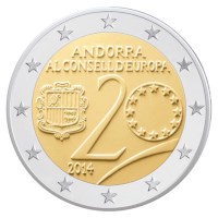 Andorra 2 Euro "Council of Europe" 2014